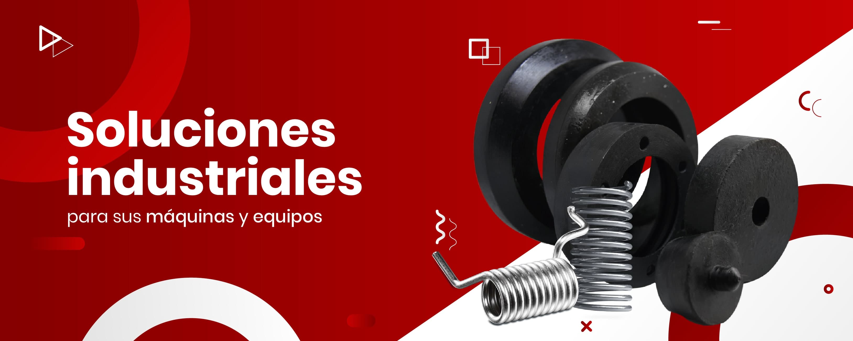 Soluciones industriales en caucho y resortes para máquinas y equipos